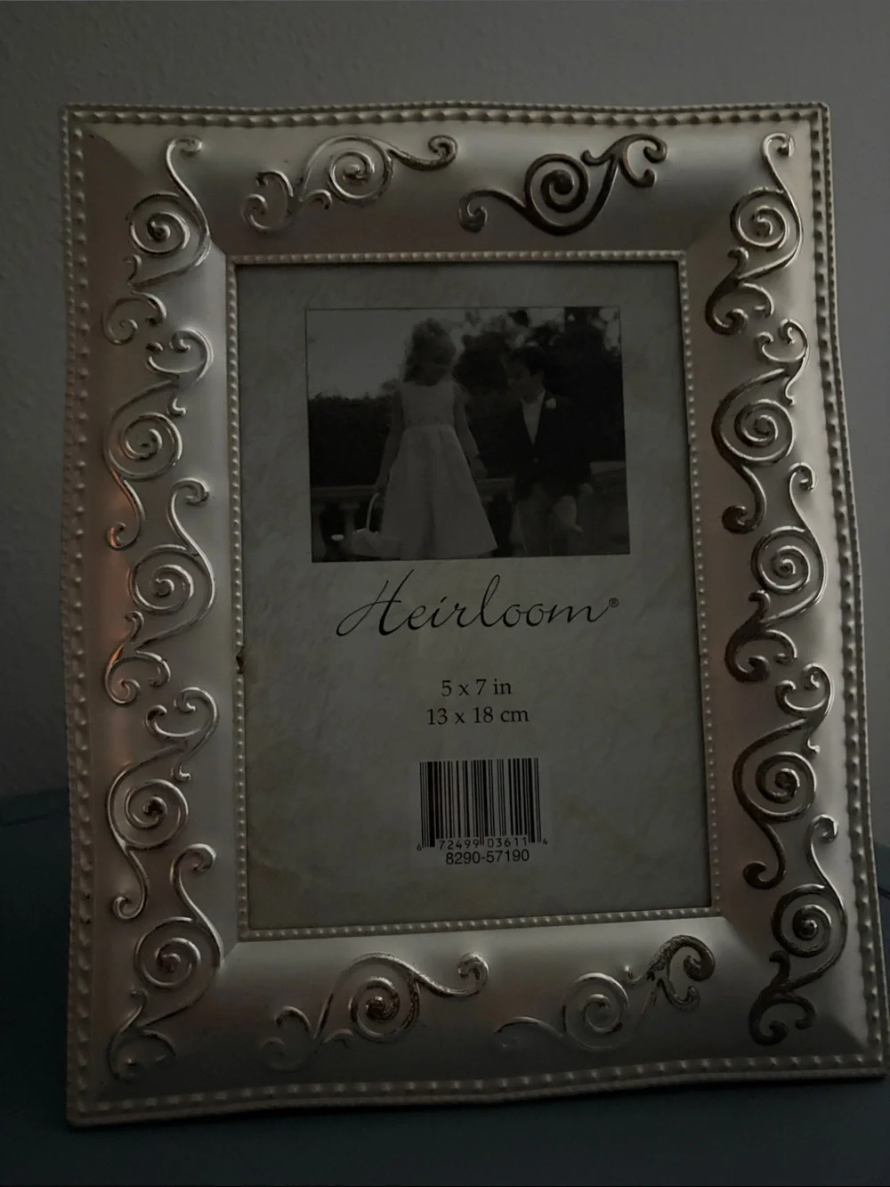 Heirloom Silver Ornate Picture Frame - 5 x 7 in